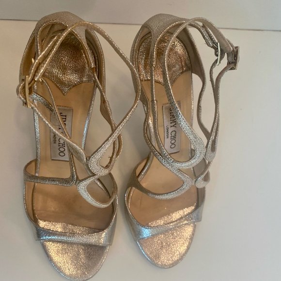 Jimmy Choo “Ivette” sandals with dust bag. Size 37 (Size 7 US) - Picture 11 of 11